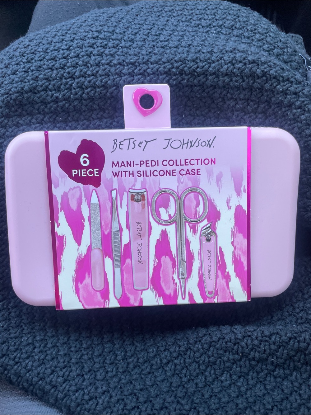 Betsey Johnson 6 piece Mani/Pedi Collection